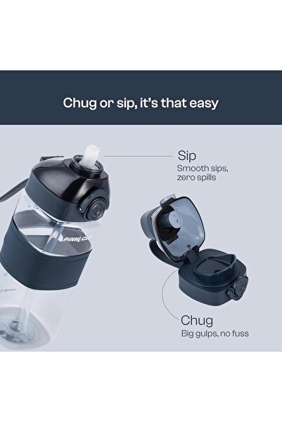 Winsor Pinnacle Piccolo Hydration Bottle (750ML, Navy Blue)