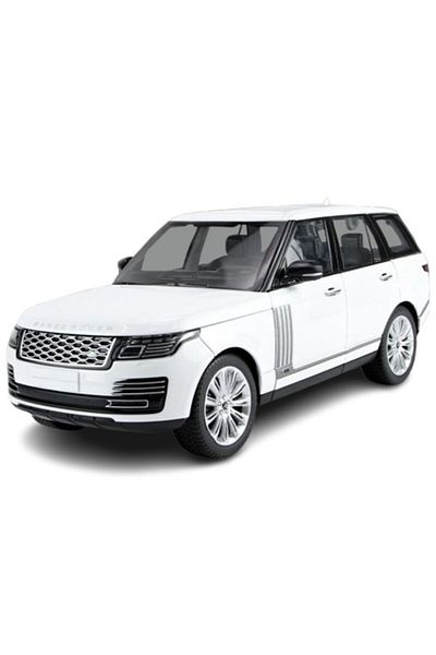 BaoBao Range Rover Vogue 1:18 White Diecast Model Car With Doors, Hood, Trunk, Mobile BaoBao
