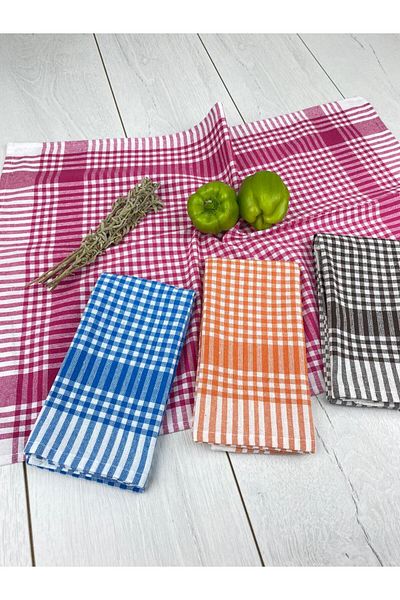 Çetinhome Σετ πανί για στέγνωμα πολλαπλών χρήσεων Gingham Napkin 4 τεμαχίων (Χρώμα 2)
