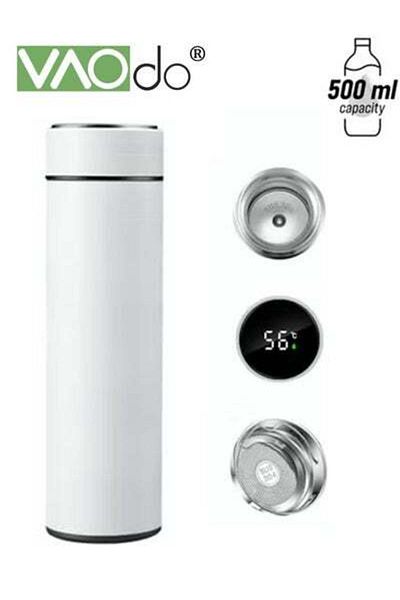 VAODO Stainless Steel Coffee Cup Led Temperature Display Double-layer Vacuum Insulation Cup