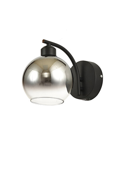 Avizemoda Side Sconce Chrome Glass Living Room Modern Sconce - (Black Case)