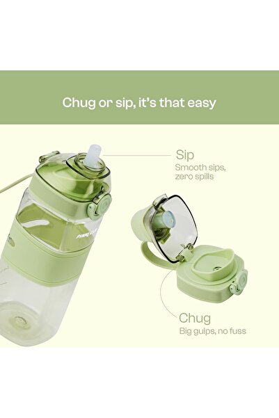 Winsor Pinnacle Piccolo Hydration Bottle (750ML, Green)