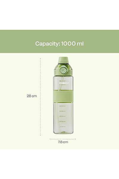 Winsor Pinnacle Piccolo Hydration Bottle (1 L, Green)