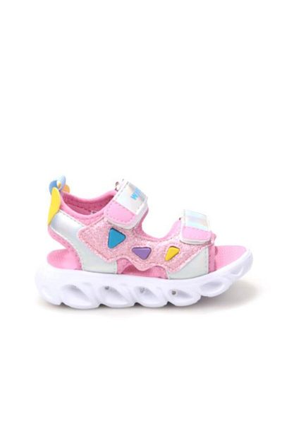 Papuçcity Vetta 03155 Orthopedic Girl's Baby Summer Lighted Sandals