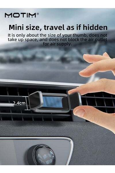 MOTIM 2 Pcs Car Phone Holder Air Vent 360 Degree Rotateable Phone Mount Compatible with Most Phones