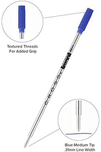 Mena Rise Şirinshop 8511D C1 Slim Ballpoint Refil Blue Medium Tip 1108107