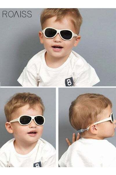 ROAISS Oval Polarized Sunglasses for babies UV400 Protection Cute Beach Holiday Sun Glasses