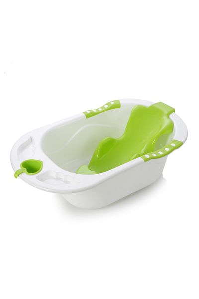 Little Mom Cadita bebelusi Little Mom Angel Green cu reductor detasabil ergonomic cu fixare in ventuze inclus,