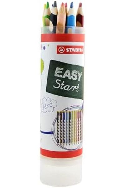 Mena Rise Şirinshop Easycolors - Ergonomic Dry Crayons - 12 Color Tubes - Left 1108107