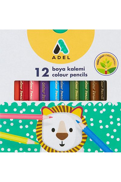 Mena Rise Menashop Crayons, Half Size, 12 R. (Fsc) 999662