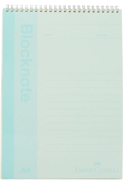 Mena Rise Diyar-Ifırsatshop Memo Pad, A4, 80 Sheets, Lined, Cardboard Cover, Spiral Binding, 70g Paper, Vibrant