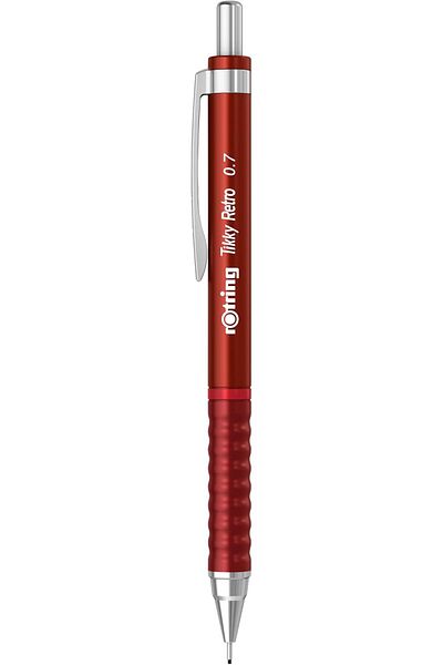 Mena Rise Şirinshop Tikky Retro Mechanical Pencil Metallic Red 0.7 mm 1108107