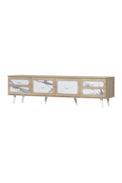 DEC9 180cm elegant and modern TV table with a distinctive design
