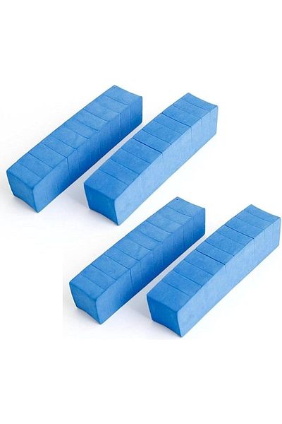 Yuwell YU WELL 4Pack Car Anti-scratch Strip, Door Edge Trim Guard Decor Strip Sticker (Blue, Sponge)