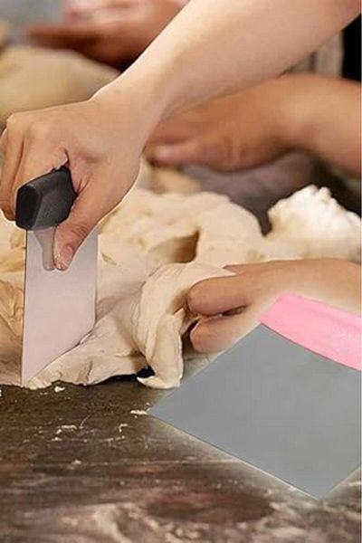 Mena Rise Diyar-Ifırsatshop Home Plastic Handle Steel Dough Cutter, Metal Dough Slicer (1) 1017157