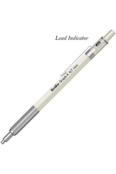 Mena Rise Sirinshop Office Graphx Mechanical Pencil White 0.7 mm 1108107