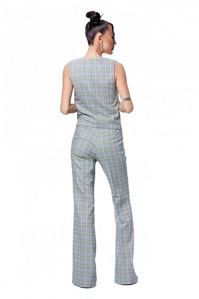 Atmosphere Fashion Checked straight pants