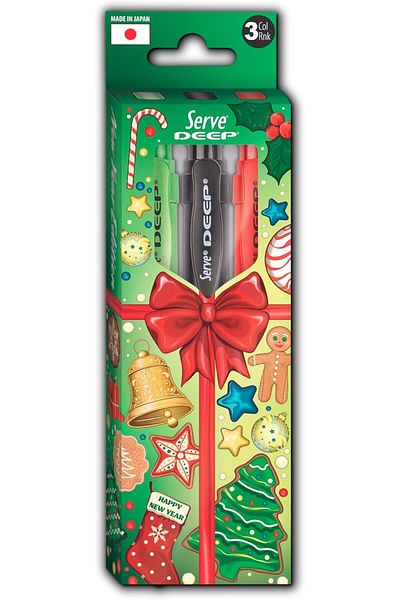 Mena Rise Şirinshop Deep Mechanical Drawing Pen New Year Box Set C 1108107