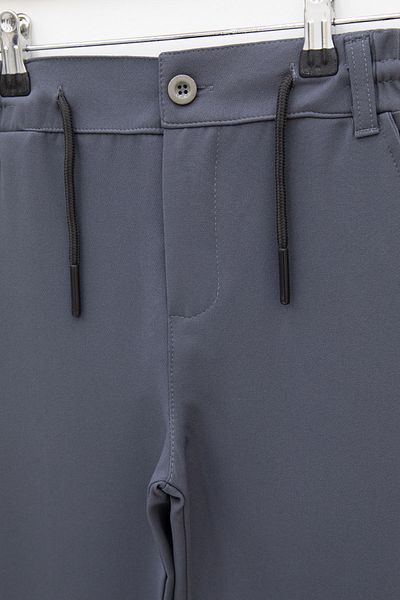 Cansın Mini Boy's Double Leg Smoked Fabric Trousers 21143