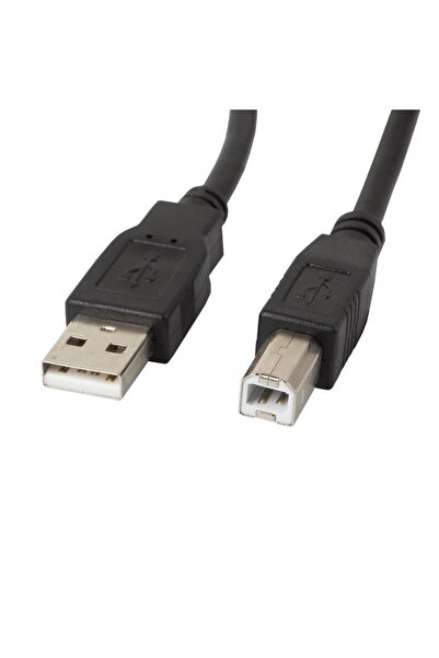 Lanberg USB 2.0 printer cable, 42865, length 50cm, with ferrite core, USB-A male to USB-B