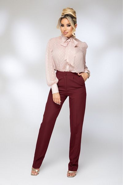 Atmosphere Fashion Burgundy straight pants