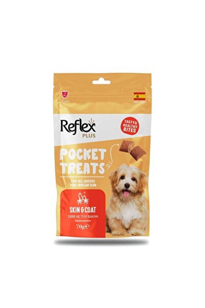 Reflex Plus Pocket Treats Deri Ve Tüy Sağlığı Için Köpek Ödül Maması 70 gr