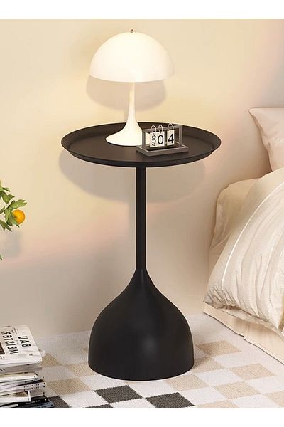 sharpdo Retro Style Sofa Side Table Coffee Table Living Room Balcony Bedroom Side Table 40*40*60 Cm