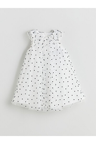 LC Waikiki Özmarka Нова колекция Рокля с дантела и точки за момичета