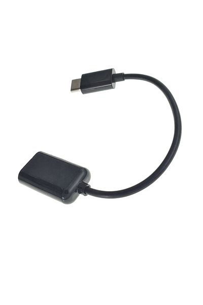 Gembird OTG adapter cable, Cablexpert 09754, USB 2.0 female to USB type C male, length 10 cm, black