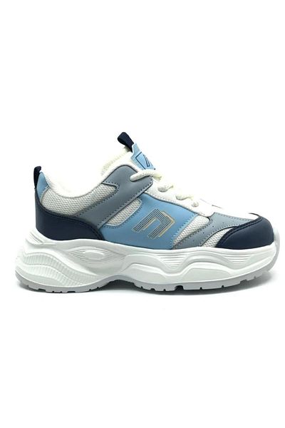 Cool Birian-Flt 31/36 Children's Lace-Up and Velcro Sneaker Sports Shoes