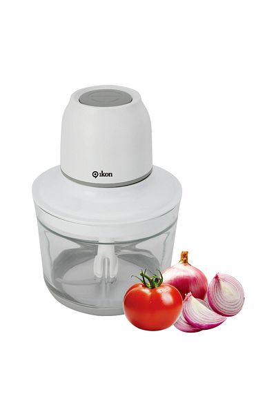 Ikon Glass Mini Chopper, 200W, 1L, IK-DC380