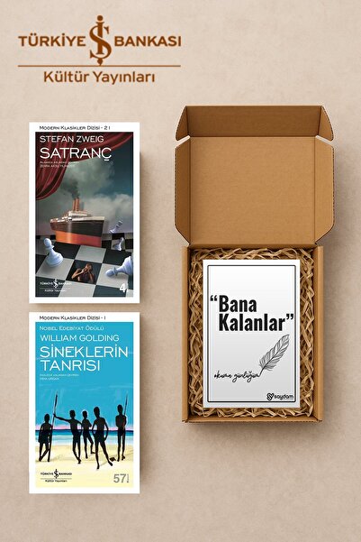 TÜRKİYE İŞ BANKASI KÜLTÜR YAYINLARI Satranç & Sineklerin Tanrısı Seti