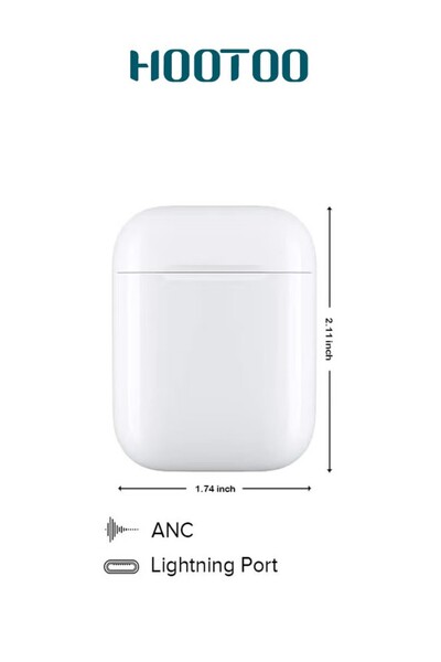 HooToo سماعة هوتو ايربودز EP-79 بلوتوث بميكروفون مدمج وصوت نقي مع علبة شحن – ...