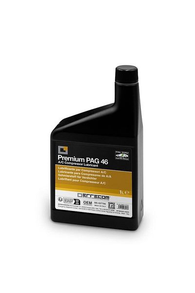 ERRECOM Premium PAG 46 – Synthetic Cooling Oil for Automotive A/C Systems, 1 L
