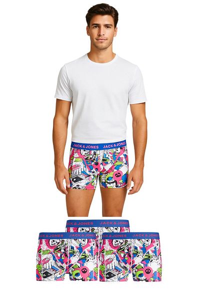 Jack & Jones Πακέτο με 3 Μικτά Μπόξερ