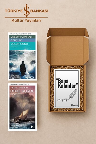 TÜRKİYE İŞ BANKASI KÜLTÜR YAYINLARI Gençlik – Yolun Sonu & Deniz Kurdu Seti
