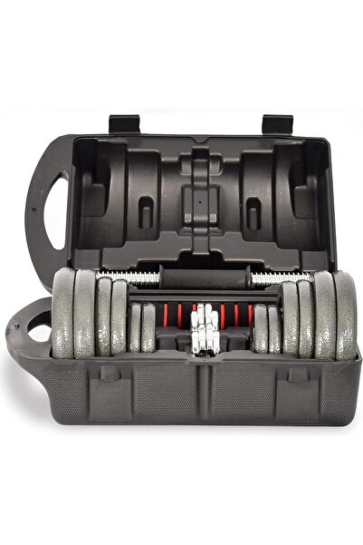 SKY LAND Cast Iron Dumbbell Set EM-9229-20 Adjustable 20KG with Connector for Home Gym