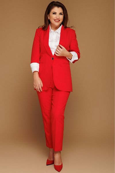 Atmosphere Fashion Red elegant trousers