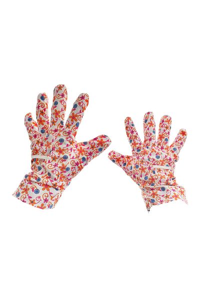 flores Manusi de protectie din panza, cu prindere antiderapanta, marime universala, multicolore