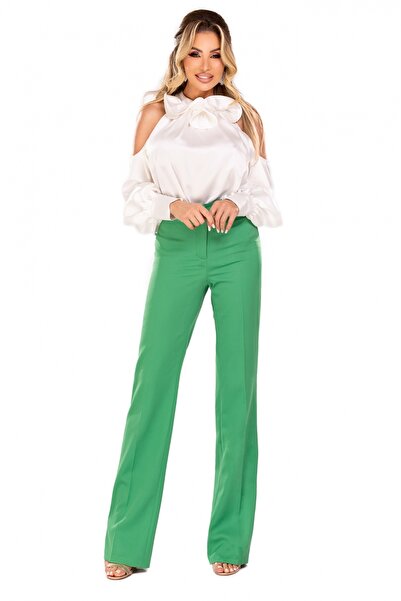 Atmosphere Fashion Pantaloni evazați verzi