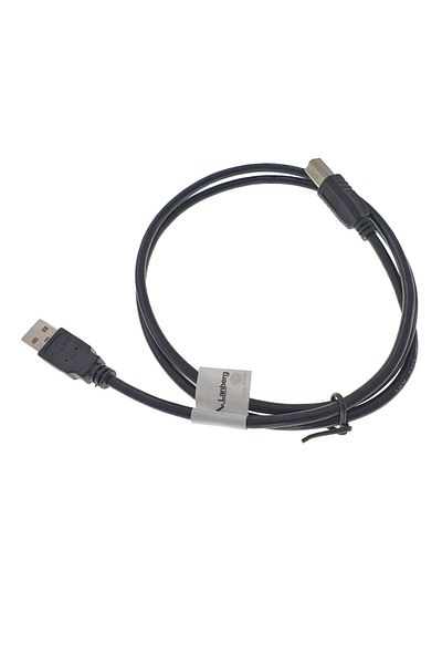 Lanberg USB 2.0 printer cable, Lanberg 42866, length 100 cm, USB-A male to USB-B male, black