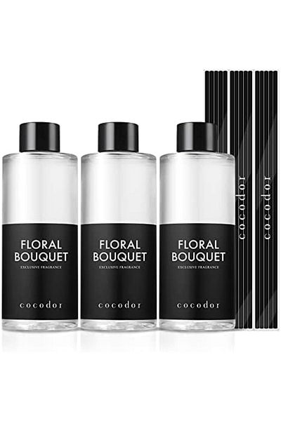 cocod'or Reed Diffuser Oil Refill - Floral Bouquet - 6.7oz (200ml) - 3 Pack