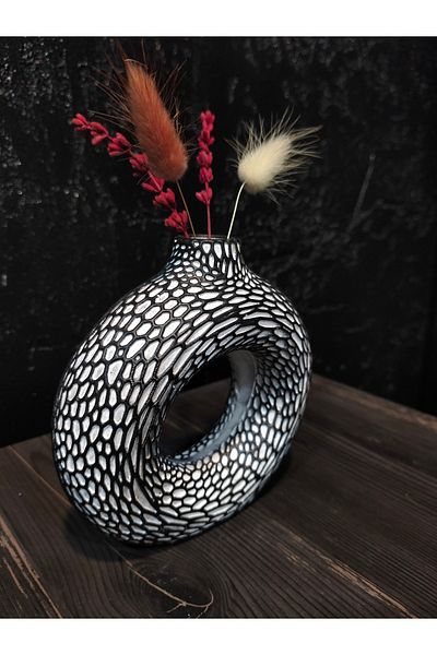 ÇINARASYADAHOME Bohemian Style Patterned Vase Decorative Object Figurine