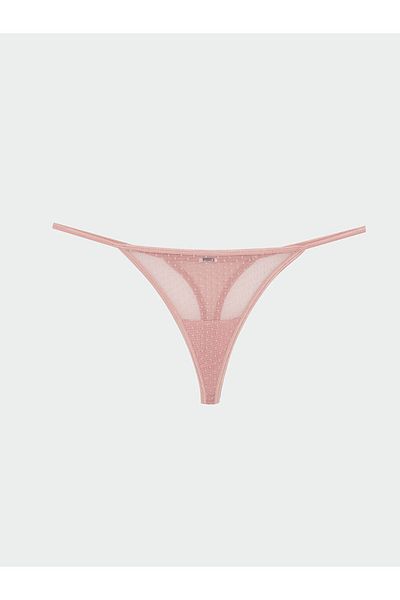 LC Waikiki New Season Patterned Fancy Thong Panties - S5Rs09Z8