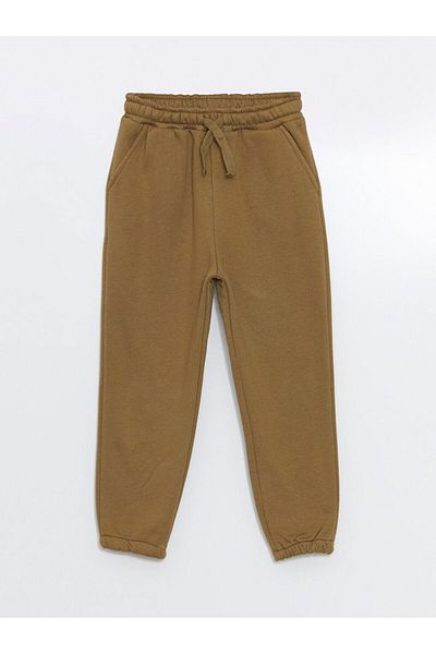LC Waikiki Khaki Waist Elastic Thick Basic Boy's Jogger Sweatpants