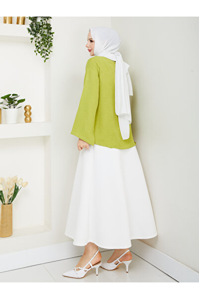 AVK MODA Γυναικείο πουκάμισο Sofia Linen Hijab