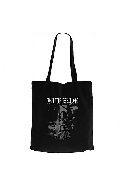 Z zepplin Burzum True Norwegian Black Metal Black Zipper Cloth Bag Gabardine