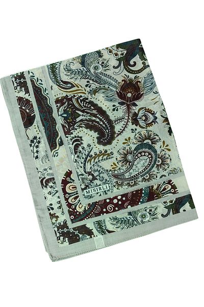 mim eşarp Egyptian Scarf Ethnic Patterned Cotton Shawl 75X190 cm
