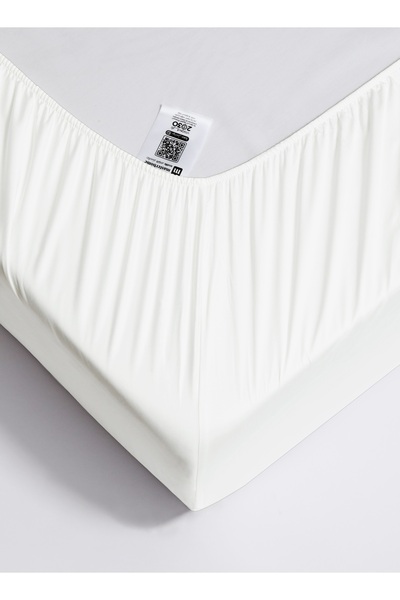 Master Home Textile 100% Rayon Of Bamboo Cooling Fitted Sheet Set, 3Pcs Queen Size, Silky Soft, Fits 160x200cm Bed