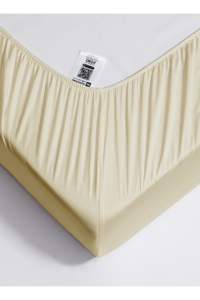 Master Home Textile 100% Rayon Of Bamboo Cooling Fitted Sheet Set, 3Pcs Queen Size, Silky Soft, Fits 160x200cm Bed